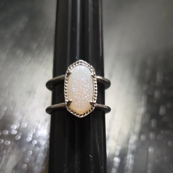 Kendra Scott Druzy Opalite Ring - Picture 1 of 7